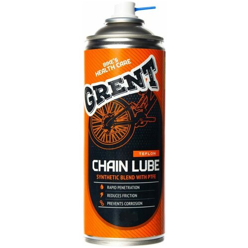 Синтетическая смазка для цепи с тефлоном GRENT PTFE Synthetic Chain Lube 520 мл (40400)