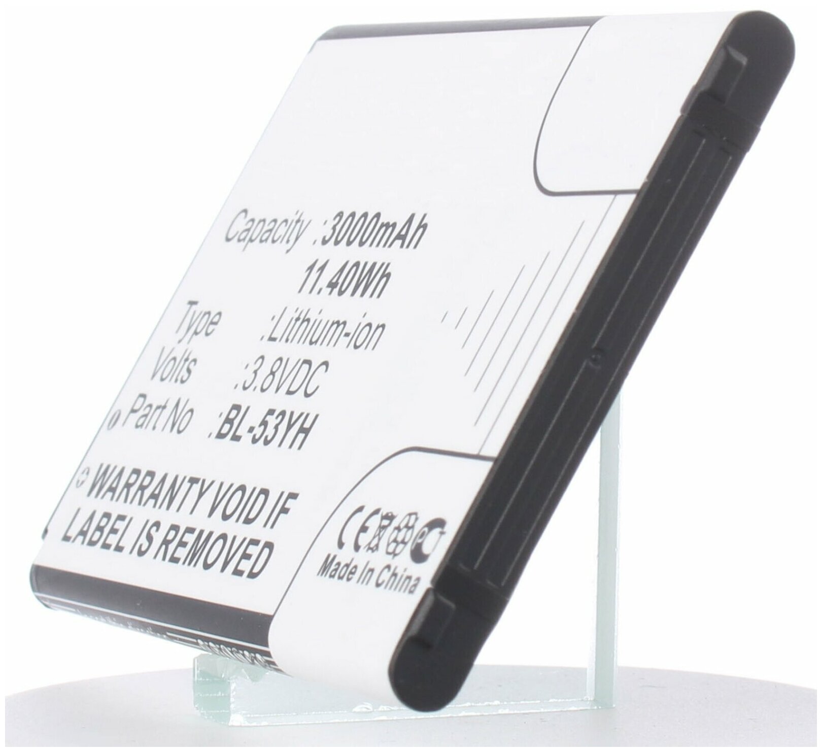 Аккумулятор iBatt iB-U1-M718 3000mAh для LG D855 G3, D690, D690 G3 Stylus, D850 G3, G3 Screen, D851 G3, D856 (LG G3 Dual-LTE), D690N,