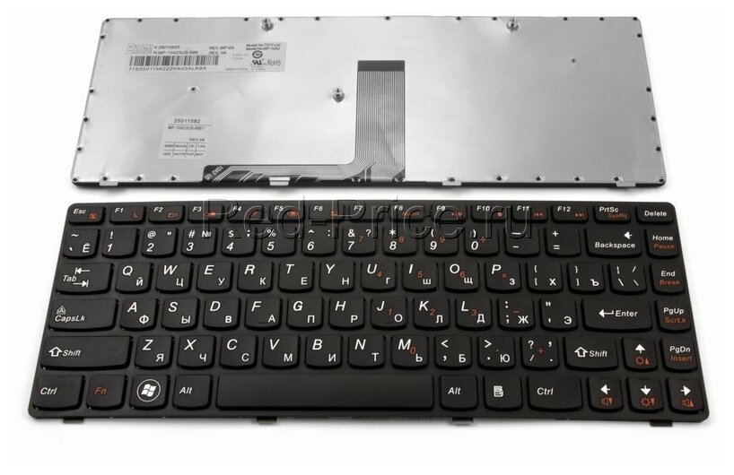 Клавиатура для ноутбука Lenovo G470 (25-011680, MP-10A23SU-6861)