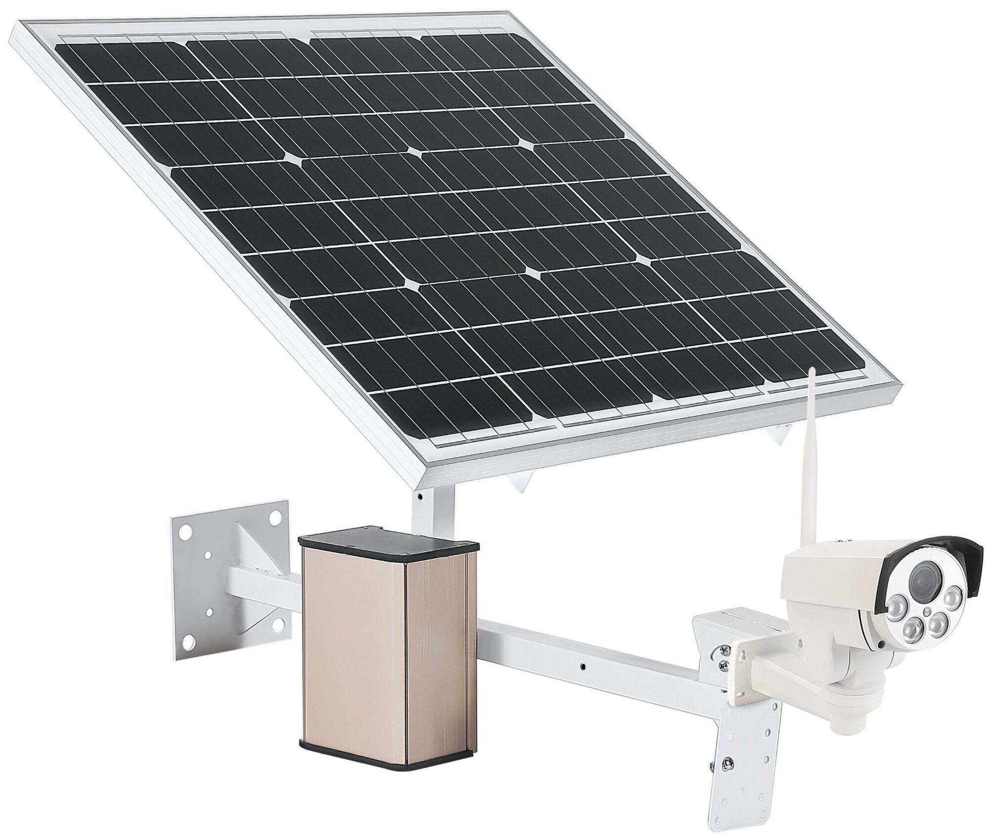 Комплект 3G/4G камеры на солнечных батареях - Link Solar NC47G-60W-40AH - камера для наблюдения / камера видеонаблюдения в интернет