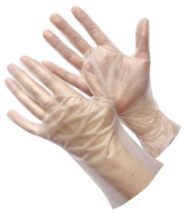 Одноразовые хозяйственные перчатки Gward Deltagrip TPE