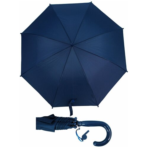 Детский зонт-трость Rain-Proof umbrella полуавтомат 196/темно-синий