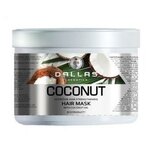 Маска косметическая DALLAS COCONUT укрепляющая для блеска волос с натуральным кокосовым маслом 500 мл - изображение