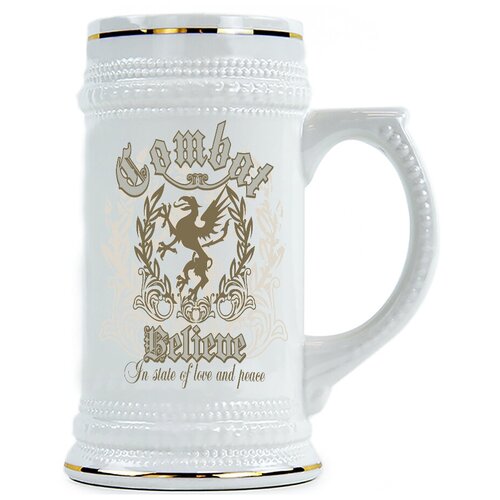 фото Пивная кружка герб с грифоном drabs