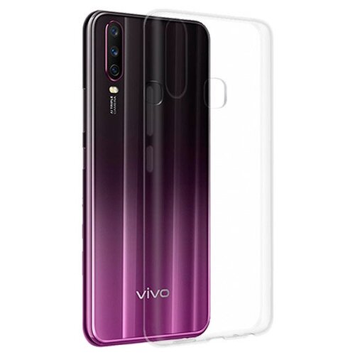 Силиконовый чехол для VIVO Y17 прозрачный 1.0 мм