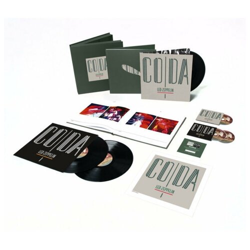 LED ZEPPELIN CODA SUPER DELUXE EDITION BOX SET REMASTERED 3CD+3LP 180 GRAM HARDBOUND 72PAGE BOOK 12