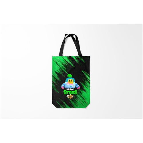 фото Сумка-шоппер / 31х42 см / геймерам / brawl stars sprout burnettie