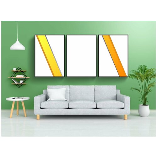 фото Набор модулных постеров для интерьера "буфер обмена, документ, бумага" 60x90 см. в тубусе, без рамки lotsprints