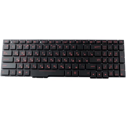 Клавиатура для Asus GL753 GL553 FX553VD c подсветкой p/n: V156362AS1 0KN1-0B3US11 0KNB0-6674US00