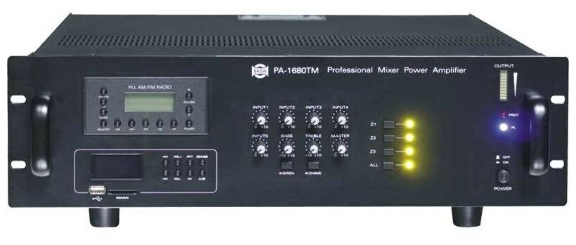 Микшер-усилитель комбинированный SHOW PA1680TM — фото 1