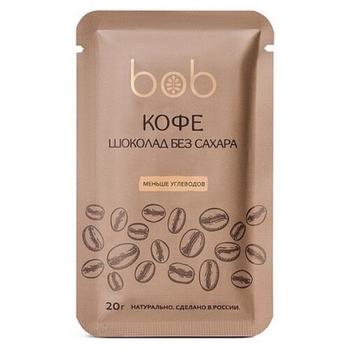 Шоколад Bob Кофе без сахара, 20 г