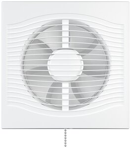 <b>Вентилятор</b> вытяжной DiCiTi SLIM 6C-02 10 Вт <span>рабочий механизм: осевой, установочный диаметр: 150 мм, мощность: 10 Вт</span>
