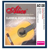 AC130-N Комплект струн для классической гитары, нейлон, посеребренная медь Alice