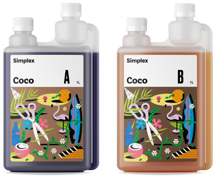 Удобрение Simplex Coco (для кокосового субстрата) A+B-1л - фотография № 8