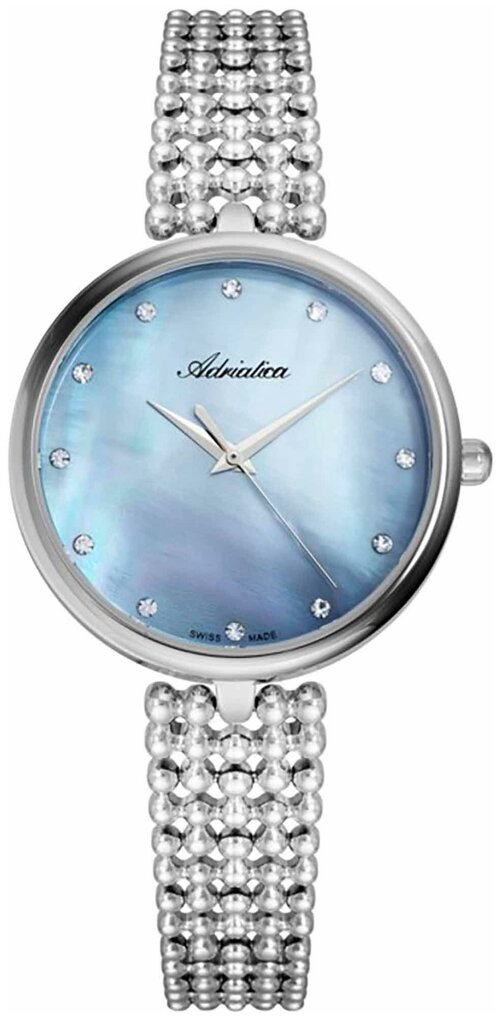 Наручные часы Adriatica Essence 78058, голубой, серебряный