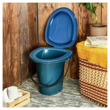 Ведро-туалет, 18 л, цвет микс 2846183 .
