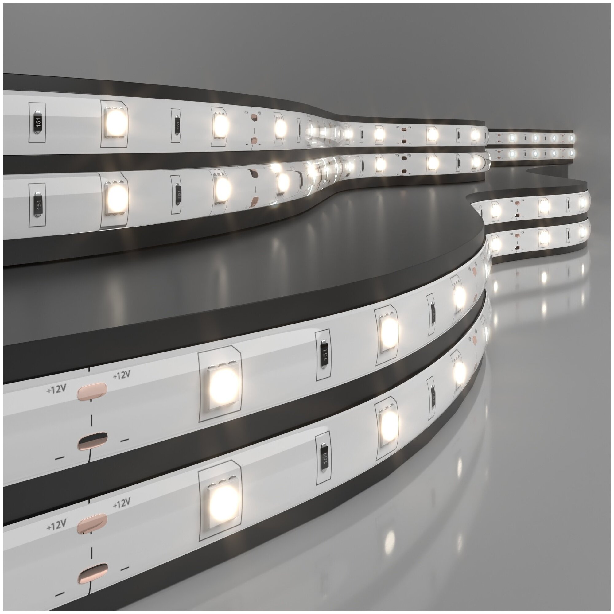 Светодиодная лента Elektrostandard 12 В 7,2 Вт/м 30 Led/м 5050 IP65, теплый белый 3300К, 5 м