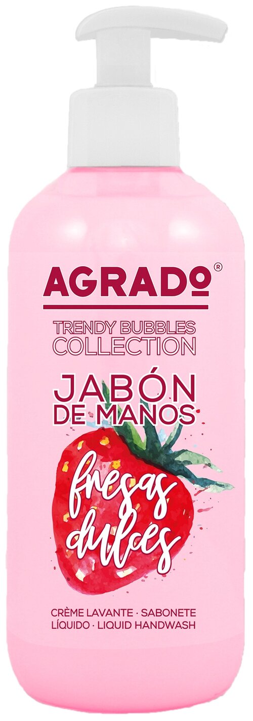 Agrado Жидкое мыло Trendy bubbles sweet strawberries, 300 мл