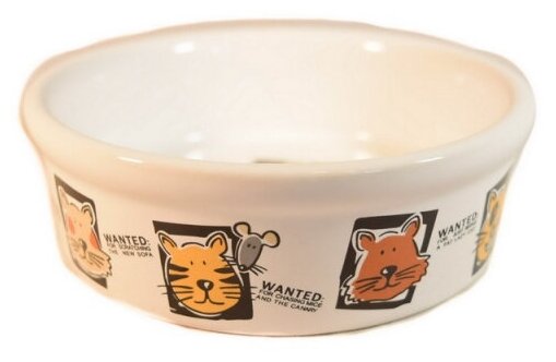 Petmax Миска для кошек с рисунком 200мл - фотография № 2