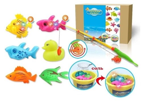 Shenzhen toys Рыбалка(5 рыбок, уточка, удочка) в коробке