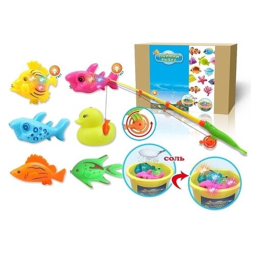 Shenzhen toys Рыбалка(5 рыбок, уточка, удочка) в коробке