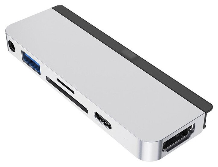 USB-хаб HyperDrive 6-in-1 USB-C Hub для iPad Pro / iPad Air / iPad mini серебристый (HD319B-SILVER)