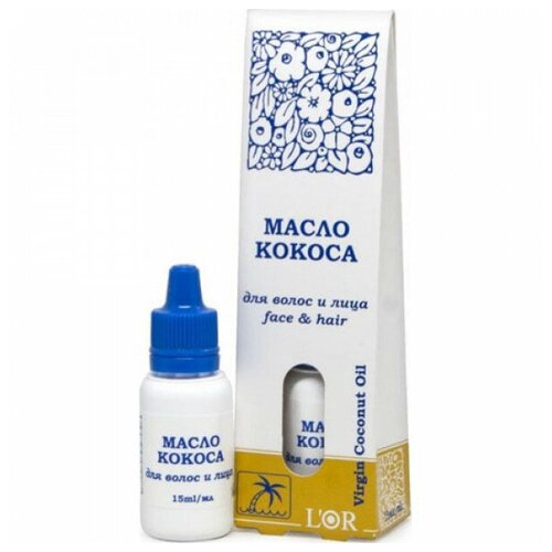 DNC L, Or Масло кокосовое (флакон-капелька) 15мл дом природы масло кокосовое для волос ромашка и шалфей 140 мл бутылка