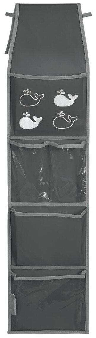 Кармашки в садик для детского шкафчика 85х20 см, Киты - фотография № 5