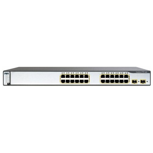 Коммутатор CISCO WS-C3750-24PS-S коммутатор cisco ws c2960x 24ps l