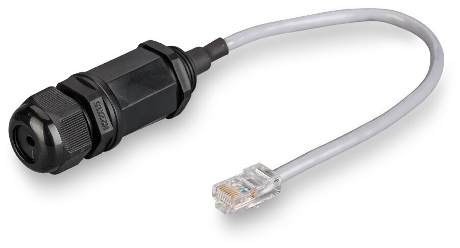 Гермоввод сетевой RJ45 (8P8C) с кабелем 25 см