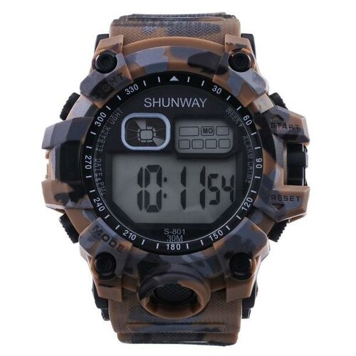 фото Часы наручные электронные shunway s-713a, d=4 см, микс