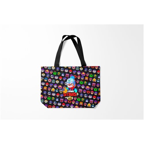 фото Сумка-шоппер / 46х35 см / геймерам / brawl stars gale burnettie