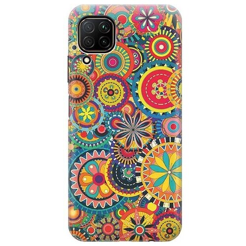 фото Чехол - накладка artcolor для huawei p40 lite с принтом "яркий узор" re:pa