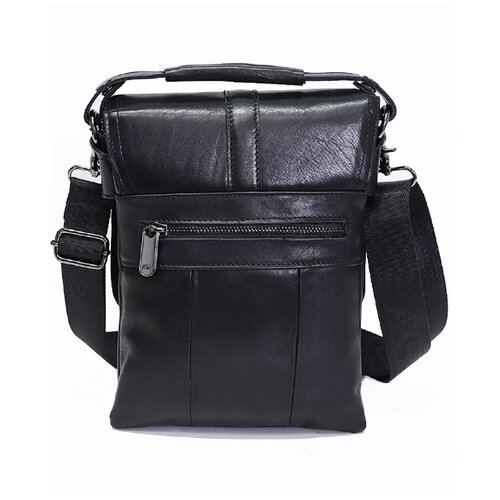 фото Cумка мужская через плечо наплечная кожаная планшет мессенджер деловой стиль a&h99520-1 коричневый