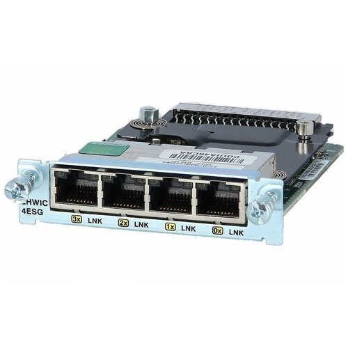 Модуль CISCO EHWIC-4ESG модуль расширения cisco nim es2 4 4 port layer 2 ge switch network interface module