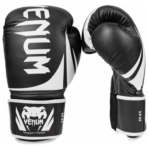 Перчатки боксерские Venum Challenger 2.0 Black/White 8 унций перчатки venum challenger mma gloves без большого пальца s черный