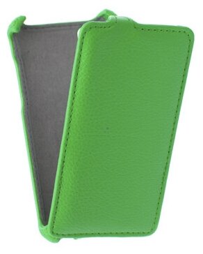 Кожаный чехол для Explay Light Gecko Case (Зеленый)