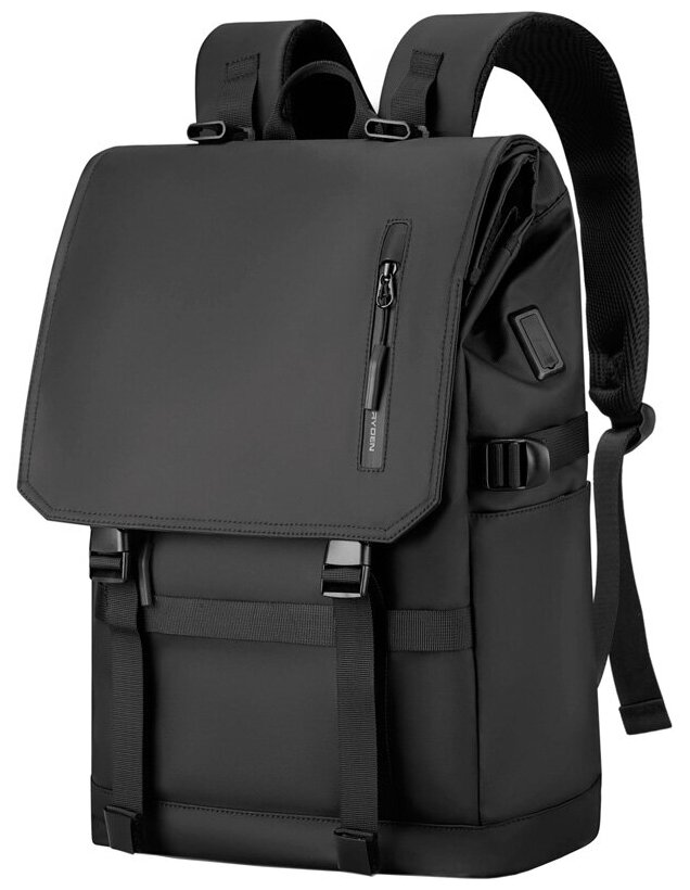 Рюкзак мужской городской дорожный вместительный 26л для ноутбука 15.6 Mark Ryden MR5748SJ Черный водонепроницаемый с USB зарядкой подростковый