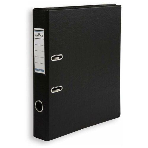 Папка-регистратор Durable 3120-01, A4, 50мм, ПВХ, черный durable