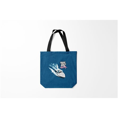фото Сумка-шоппер / 40х40 см / геймерам / gta vice city burnettie