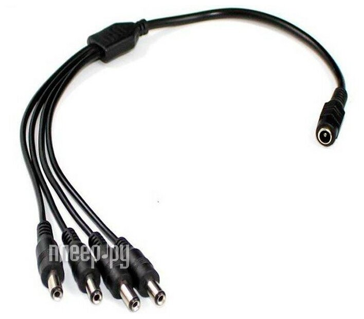 фото Разветвитель питания Ripo DC 1 на 4 2.1x5.5mm 60cm 005-200043