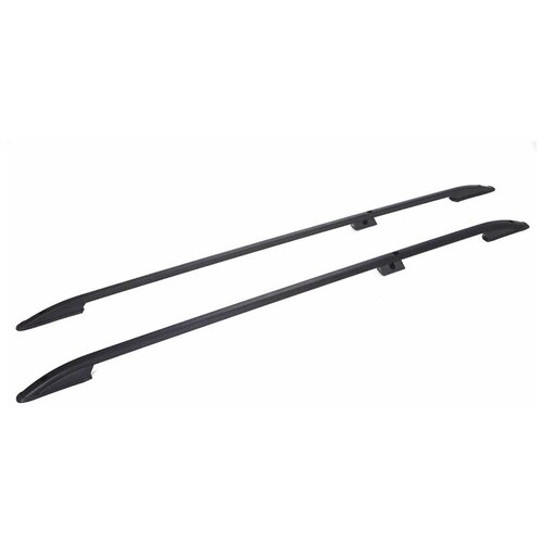 Рейлинги продольные для Volkswagen Multivan / Фольксваген Мультивен T5/T6 (короткая база) с 2003 - чёрные