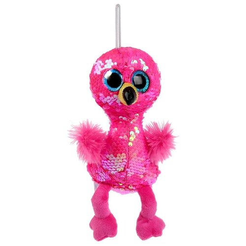 Мягкая игрушка Мульти-Пульти Фламинго, из пайеток, 15 см, без чипа, в пак. EJ4450D-1MNS