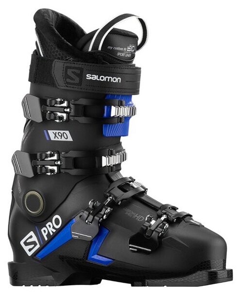 Горнолыжные ботинки Salomon S/Pro 90 X CS Black/Race Blue (19/20) (27.5)