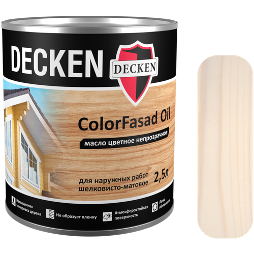 Масло цветное непрозрачное Decken ColorFasad Oil тёмно-коричневый