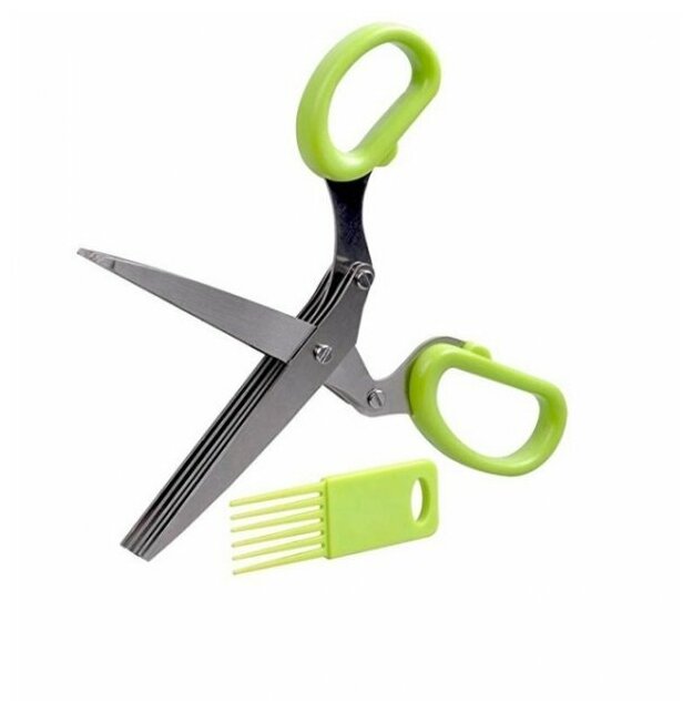 Ножницы для нарезки зелени 5 лезвий / Кухонные ножницы / Ножницы на кухню, ножницы для зелени - фотография № 14