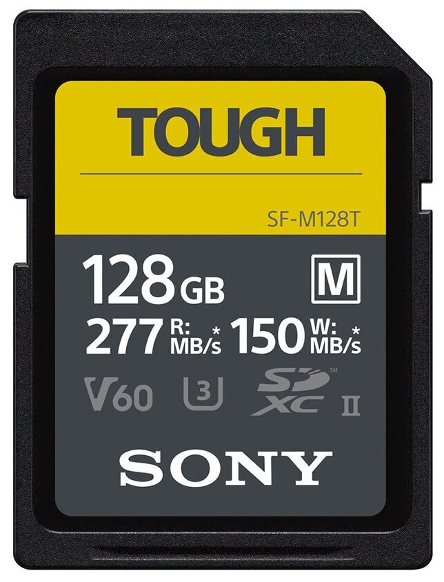 Карта памяти SDXC 128 Гб Sony серии SF-M TOUGH Class 10 UHS-II