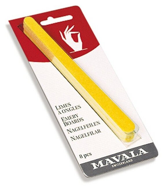 Пилочки для маникюра Mavala 8шт 9090612 - фото №4