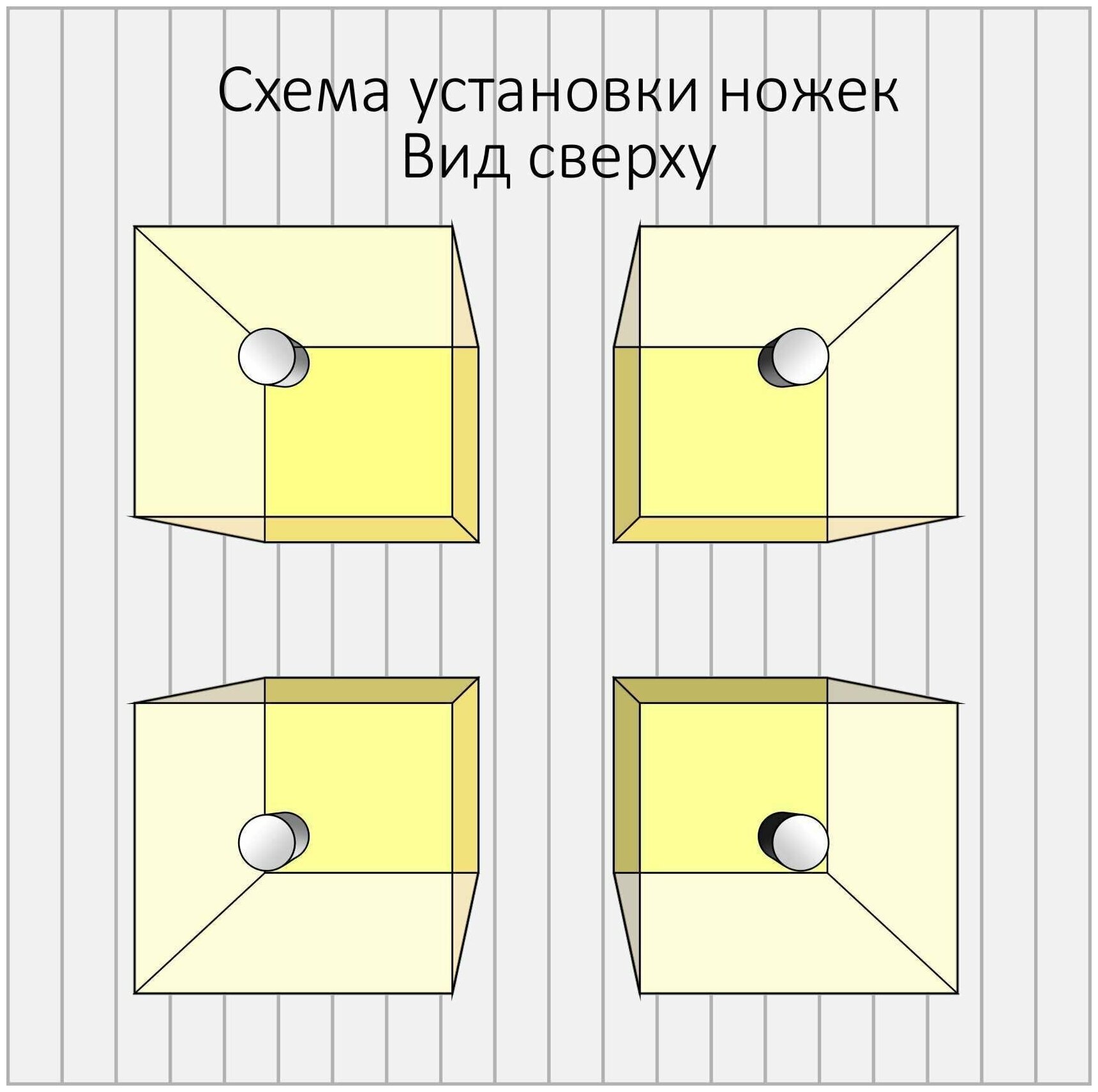 Мебельные опоры "Атлант" ножки универсальные 100*42 мм - фотография № 6