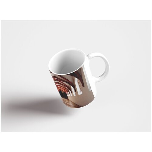 фото Кружка "строительство, монастырь, крест vault 320 мл. белая lotsprints